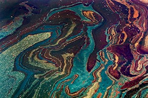عکس/نشت بیش از ۱۹ هزار بشکه نفت و آب در کالیفرنیای آمریکا