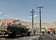   انفجار تانکر سوخت در کرمانشاه