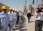  مراسم بهره برداری از واحد تقطیر فاز نخست پالایشگاه میعانات گازی ستاره خلیج فارس
