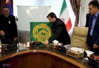 حضور کاروان خورشید به همراه پرچم رضوی در شورای معاونان وزارت نفت